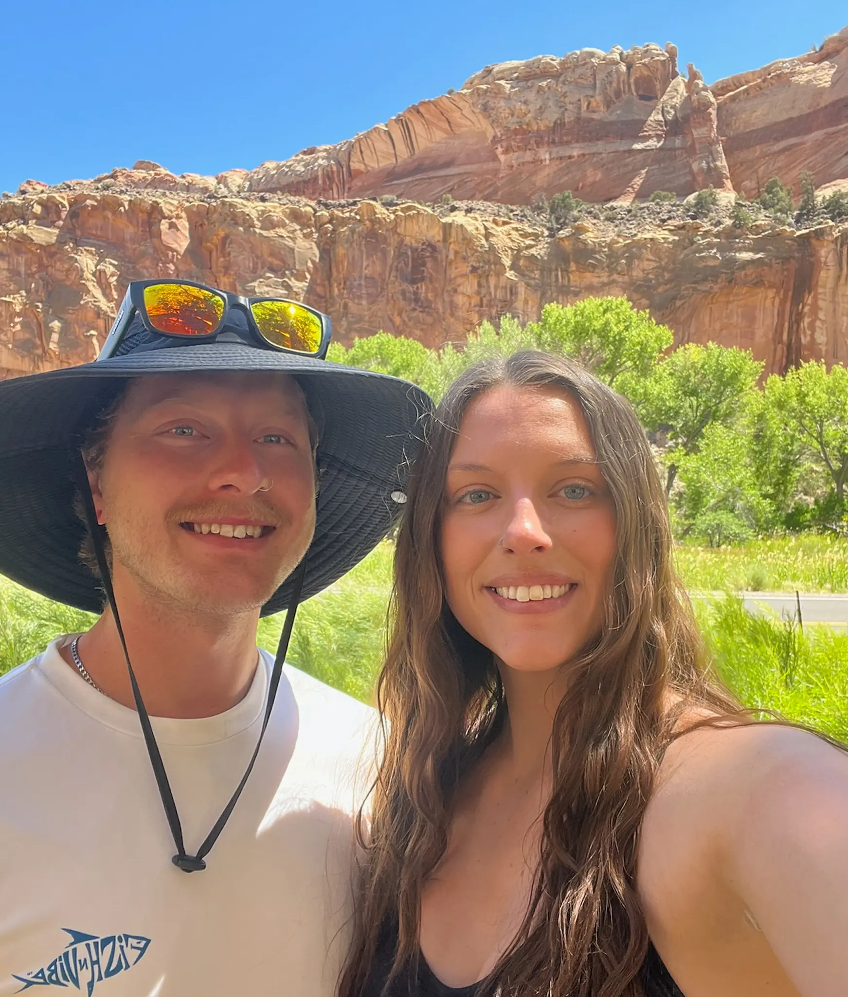 Drew and Emma at Capitol Reef